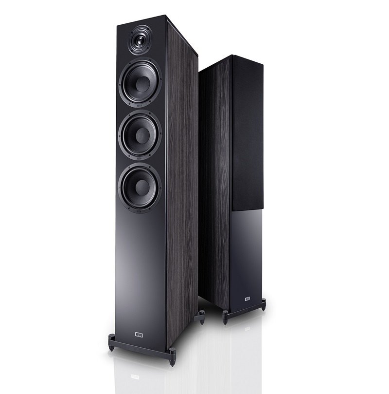 Heco Aurora 900 AM golvhögtalare med Dolby Atmos, Ebony Black stereopar