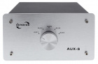 Dynavox AUX-S lågnivåomkopplare för signalkällor, silver Dynavox AUX-S lågnivåomkopplare för signalkällor, silver