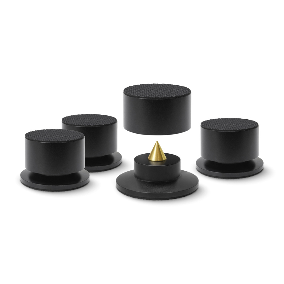 Dynavox BA-4 High End Spikes Absorber, 4-pack svart