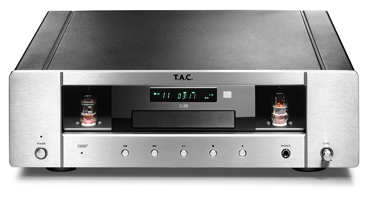 T.A.C C-35 rörbestyckad CD-spelare, silver