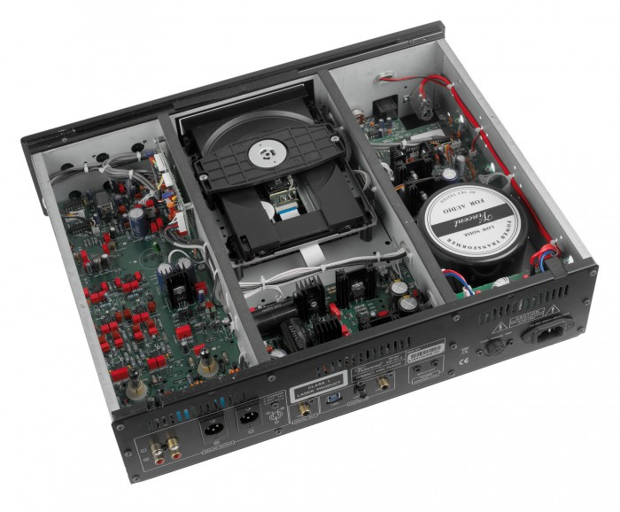 Vincent CD S1.2, CD-spelare med DAC svart