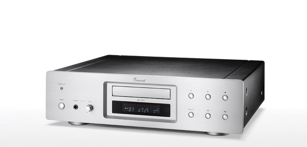 Vincent CD S1.2, CD-spelare med DAC silver
