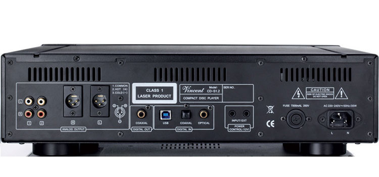 Vincent CD S1.2, CD-spelare med DAC silver