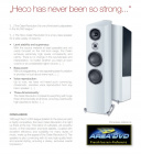 Heco Celan Revolution 9, golvhögtalare mattvitt par Heco Celan Revolution 9, golvhögtalare mattvitt par