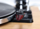 Dual CS-465 helautomatisk vinylspelare med Ortofon 2M Red, valnt
