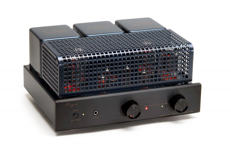 Cayin CS-55A rörförstärkare med KT88 & RIAA-steg, svart