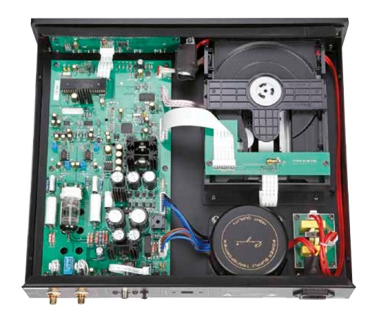 Cayin CS-55CD CD-spelare med USB DAC, svart