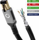 Oehlbach Stream Primus Cat 8.1 ntverkskabel fr Ethernet
