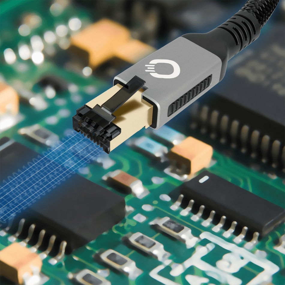 Oehlbach Stream Primus Cat 8.1 nätverkskabel för Ethernet