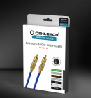 Oehlbach NF-113 DI Coaxial S/PDIF RCA ljudkabel, 1 meter