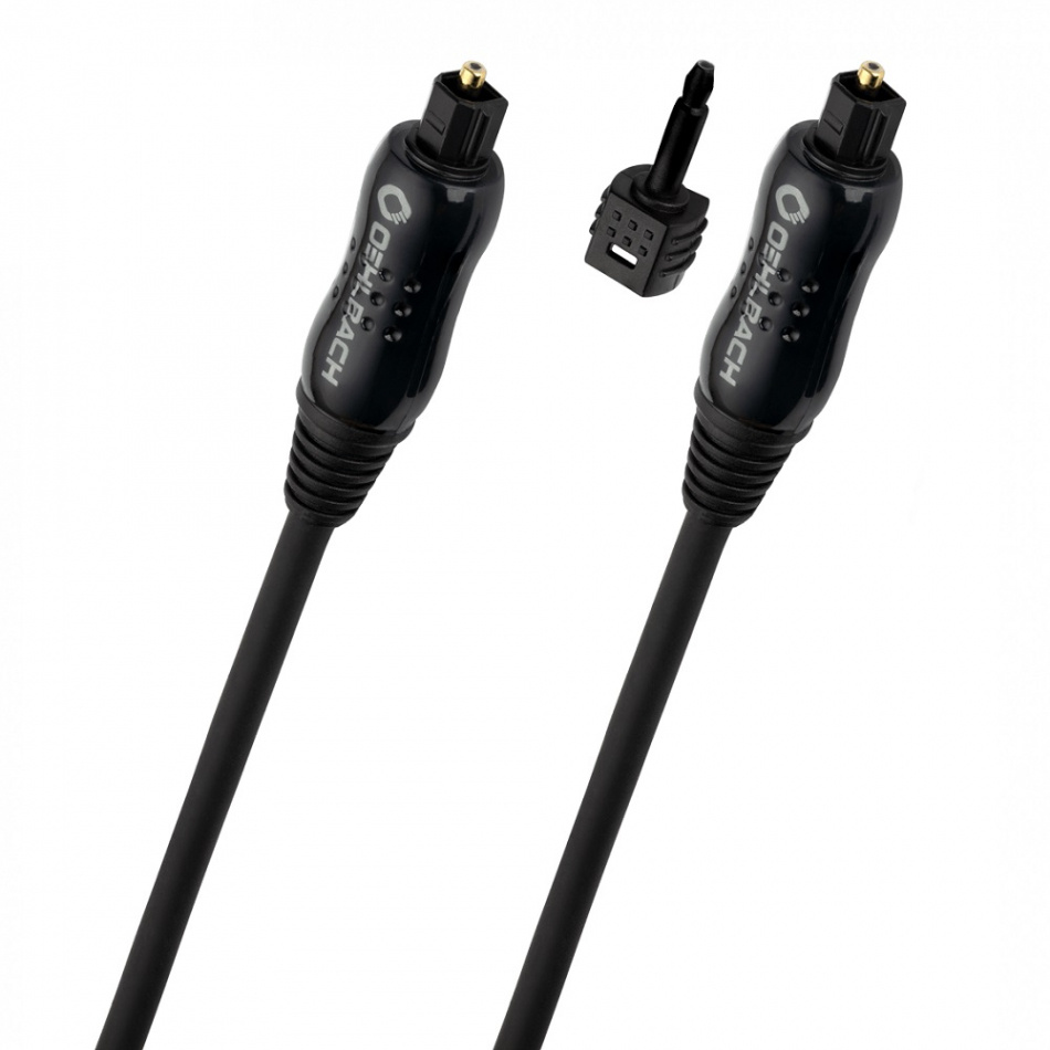 Oehlbach Opto Star Black, optisk ljudkabel mini-Toslink