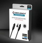 Oehlbach Opto Star Black, optisk ljudkabel mini-Toslink
