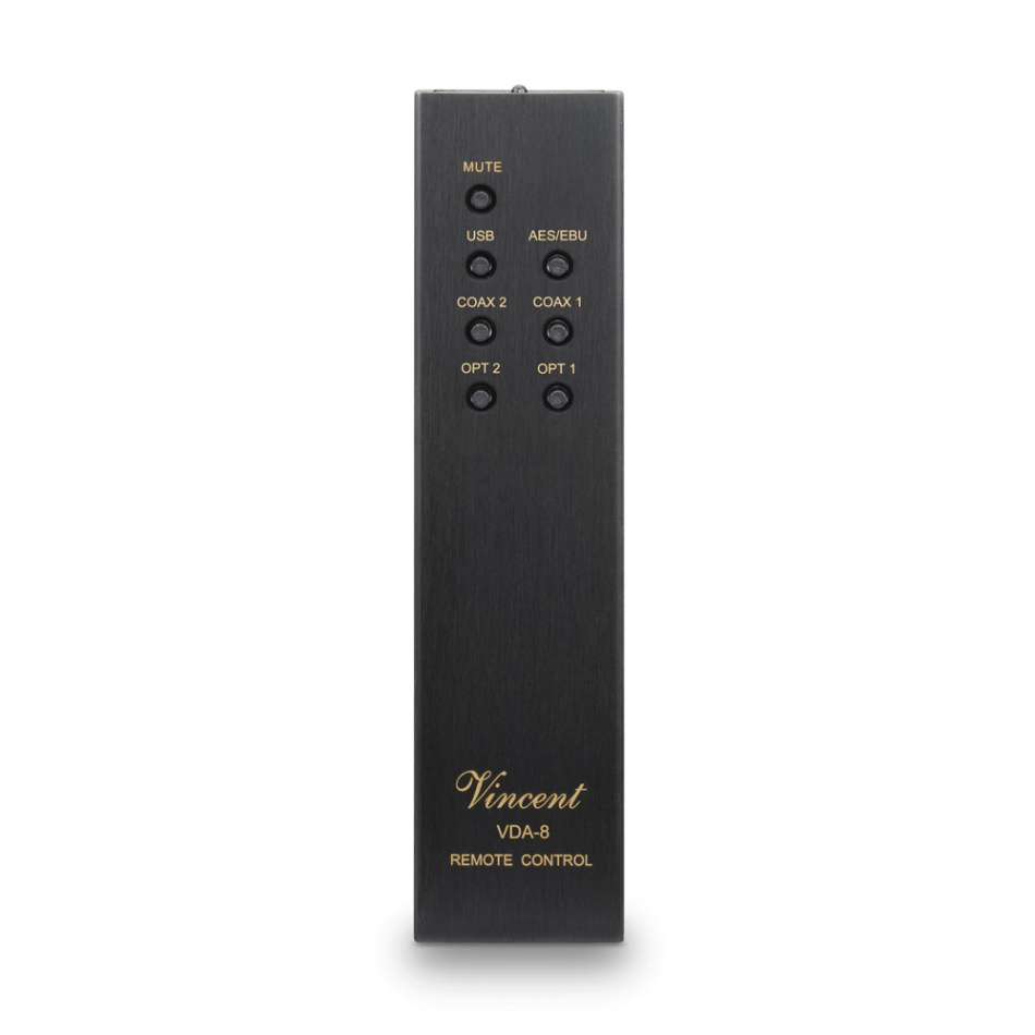 Vincent TubeLine DAC-700 med rörbestyckning och XLR, svart