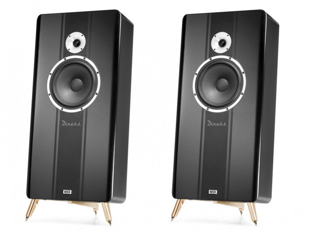 Heco Direkt golvhögtalare, svart par