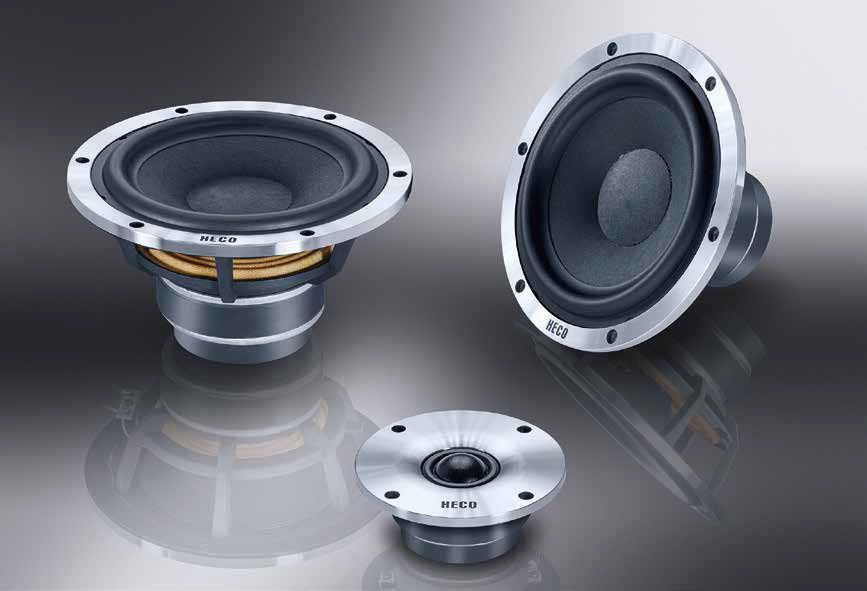 Heco Elementa 300 stativhögtalare, mattvit