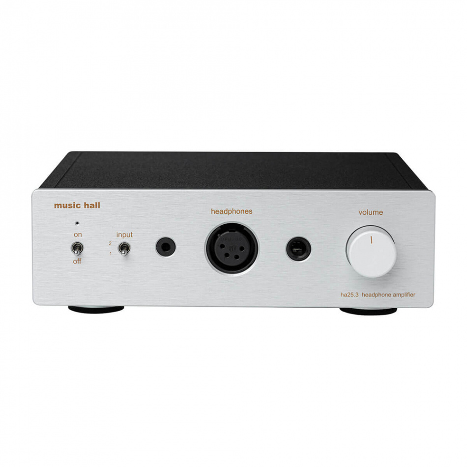 Music Hall HA25.3 rörbestyckad hörlursförstärkare, silver