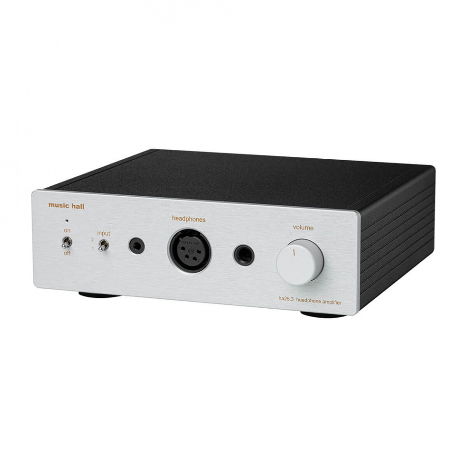 Music Hall HA25.3 rörbestyckad hörlursförstärkare, silver