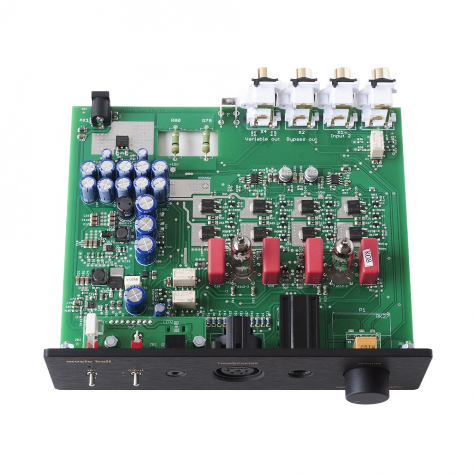 Music Hall HA25.3 rörbestyckad hörlursförstärkare, silver