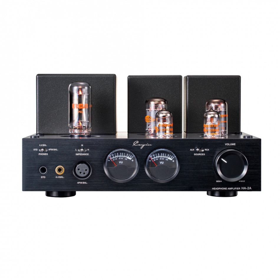 Cayin HA-2A rörbestyckad hörlursförstärkare, svart