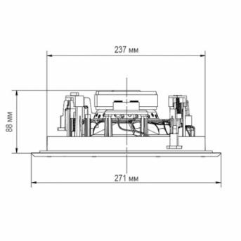 Heco INC 82 inbyggnadshögtalare för tak, styck