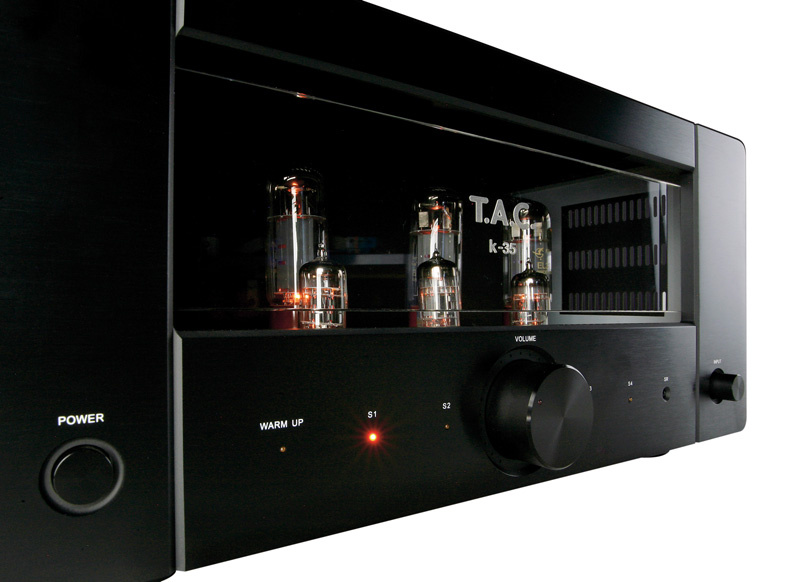 T.A.C. K-35 rörförstärkare med EL34 & Auto-Bias, svart