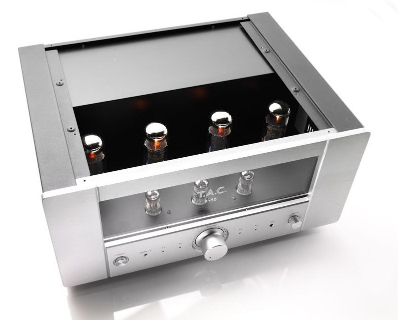 T.A.C. K-35 rörförstärkare med EL34 & Auto-Bias, silver