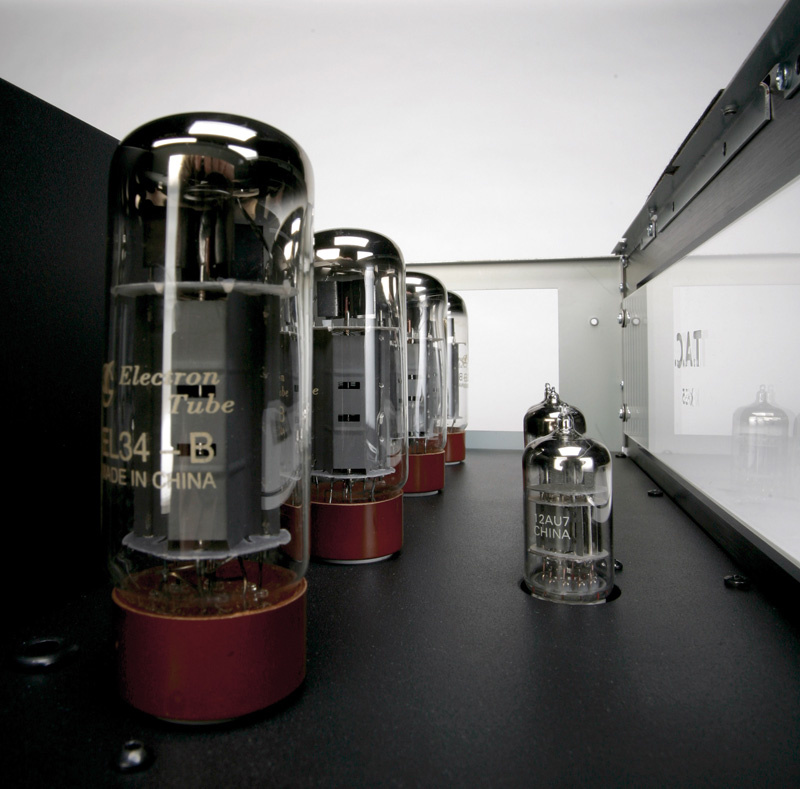 T.A.C. K-35 rörförstärkare med EL34 & Auto-Bias, silver