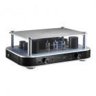 McGee Legend rörbestyckad stereoförstärkare med nätverk & DAC, silver/svart McGee Legend rörbestyckad stereoförstärkare med nätverk & DAC, silver/svart