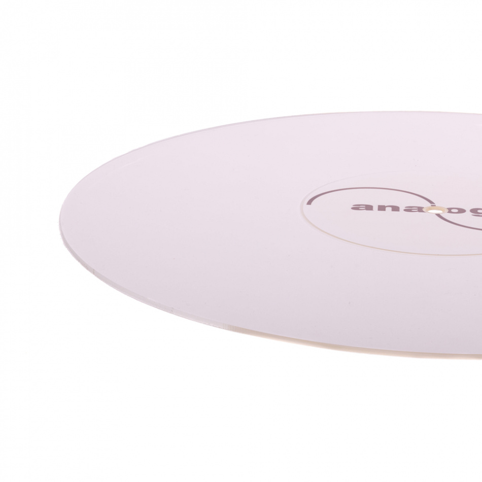 Analogis Mat Three, matta i transparent akryl för skivspelare