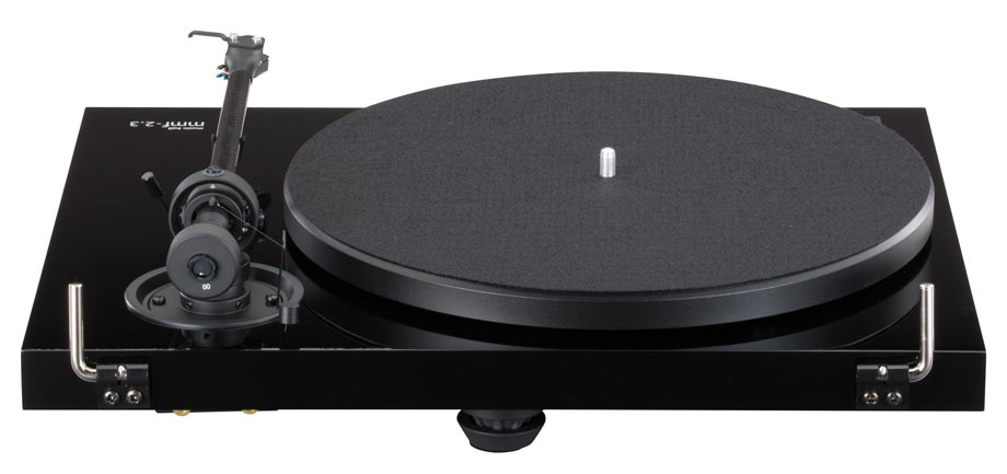 Music Hall MMF 2.3 vinylspelare med Spirit MM-pickup, pianosvart