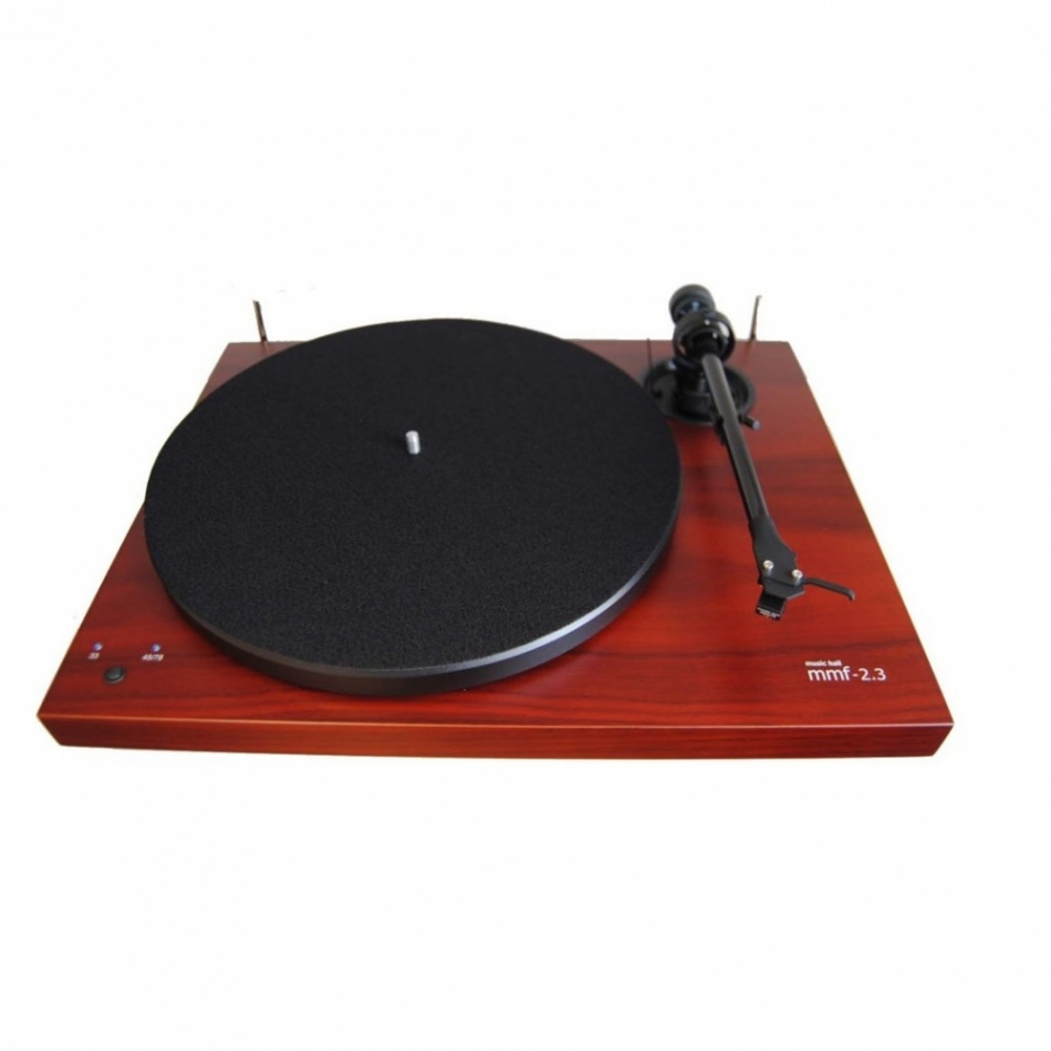 Music Hall MMF 2.3SE vinylspelare med Spirit MM-pickup & Speed Box, ädelträ