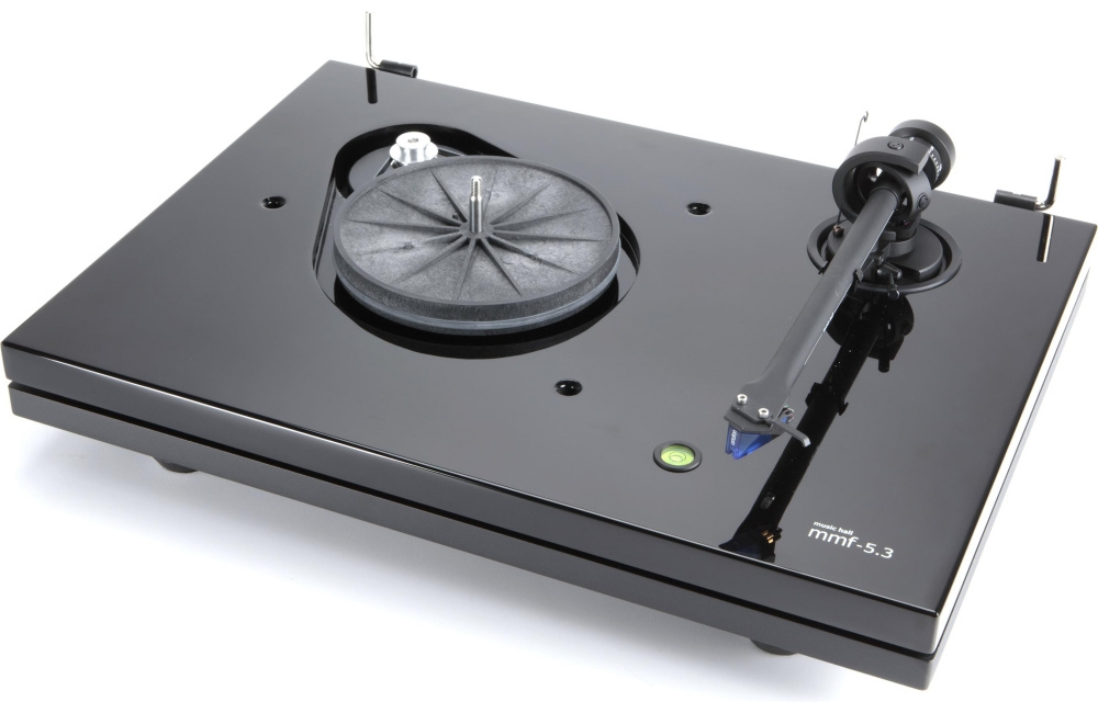 Music Hall MMF 5.3 vinylspelare med Ortofon 2M Blue-pickup, svart