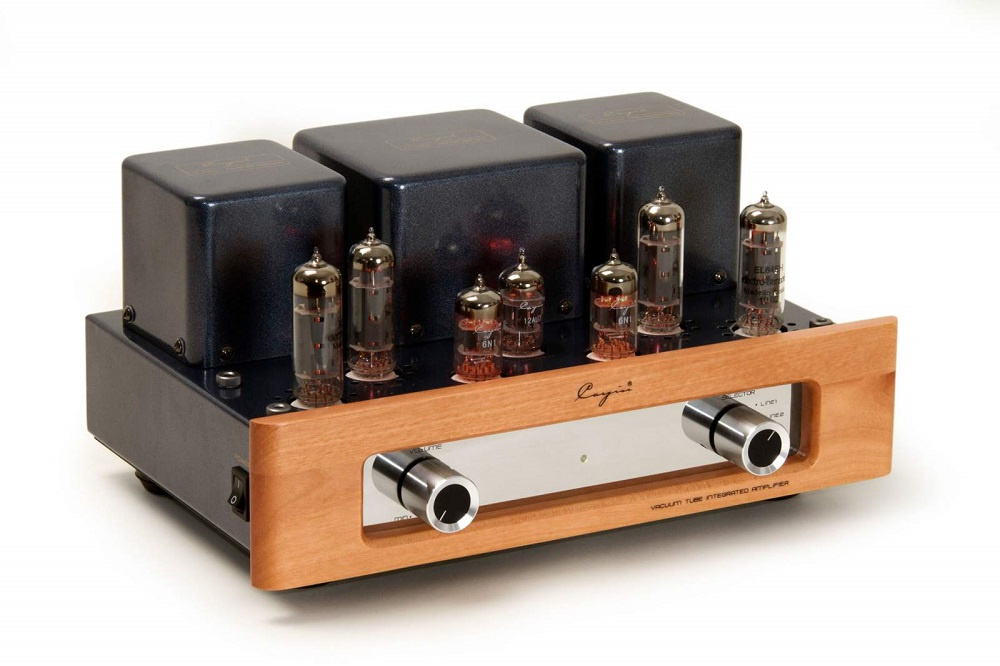 Cayin MT-12L rörförstärkare med EL84EH, träfront