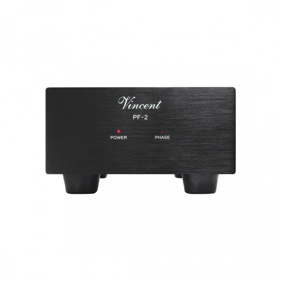 Vincent PF-2 nätfilter, svart