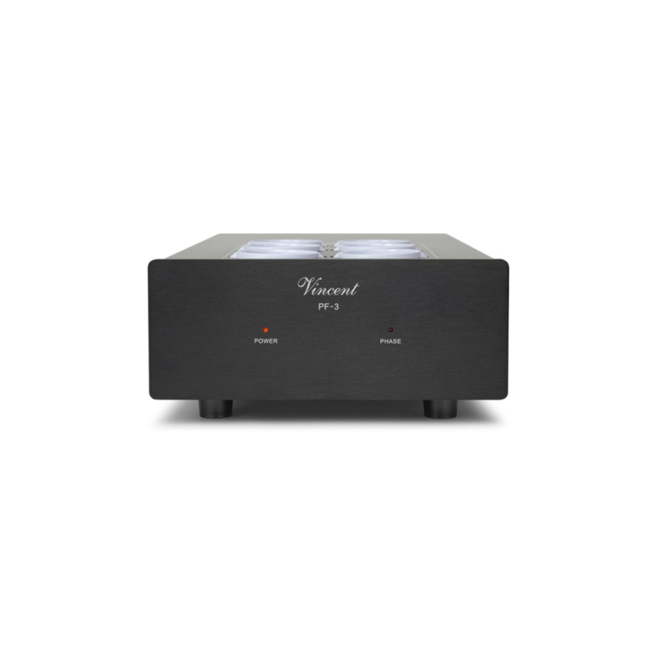 Vincent PF-3 nätfilter med DC Blocker, svart