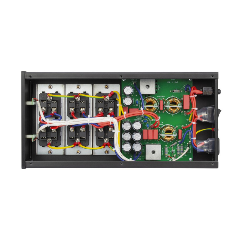 Vincent PF-3 nätfilter med DC Blocker, svart