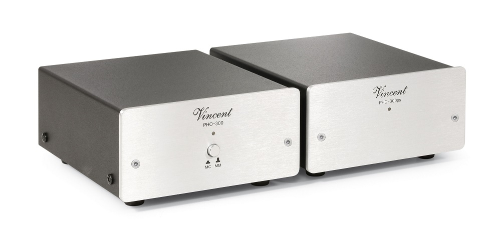 Vincent PHO-300 RIAA-steg för vinylspelare, silver