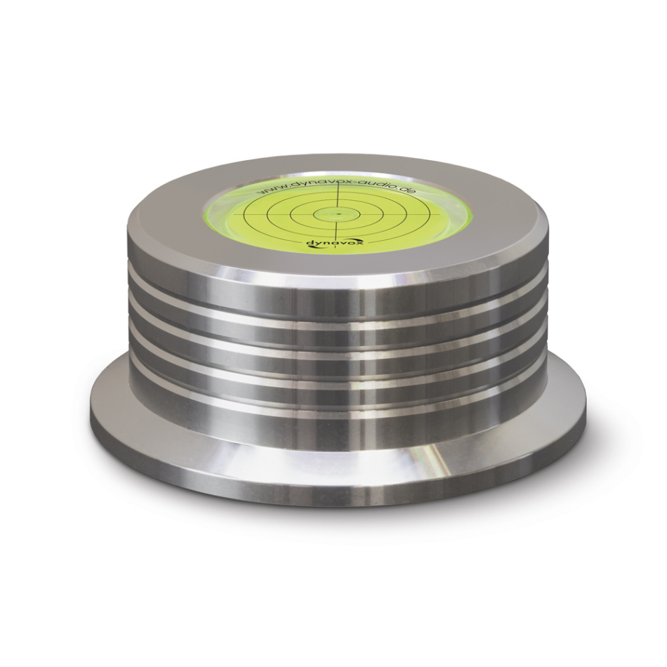 Dynavox PST260 skivpuck med Libelle för skivspelare, silver