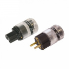 Dynavox RG-01 Stickpropp & R-304 IEC-plugg guldpläterade, kit Dynavox RG-01 Stickpropp & R-304 IEC-plugg guldpläterade, kit