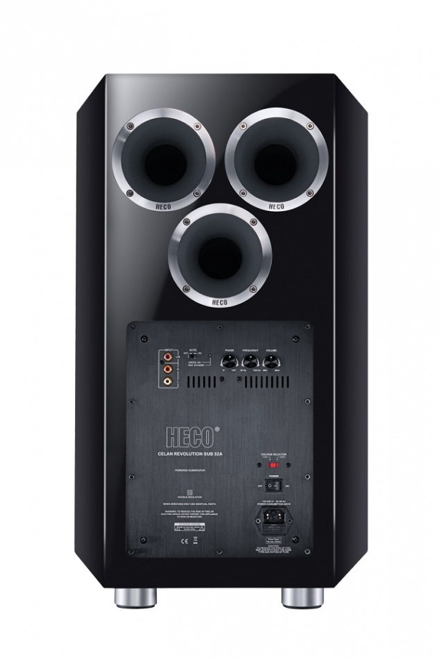 Heco Celan Revolution Sub 32A, pianosvart