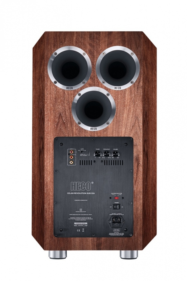 Heco Celan Revolution Sub 32A, espresso