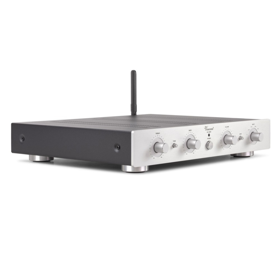 Vincent SA-32MK rörbaserat försteg med XLR och Bluetooth, silver