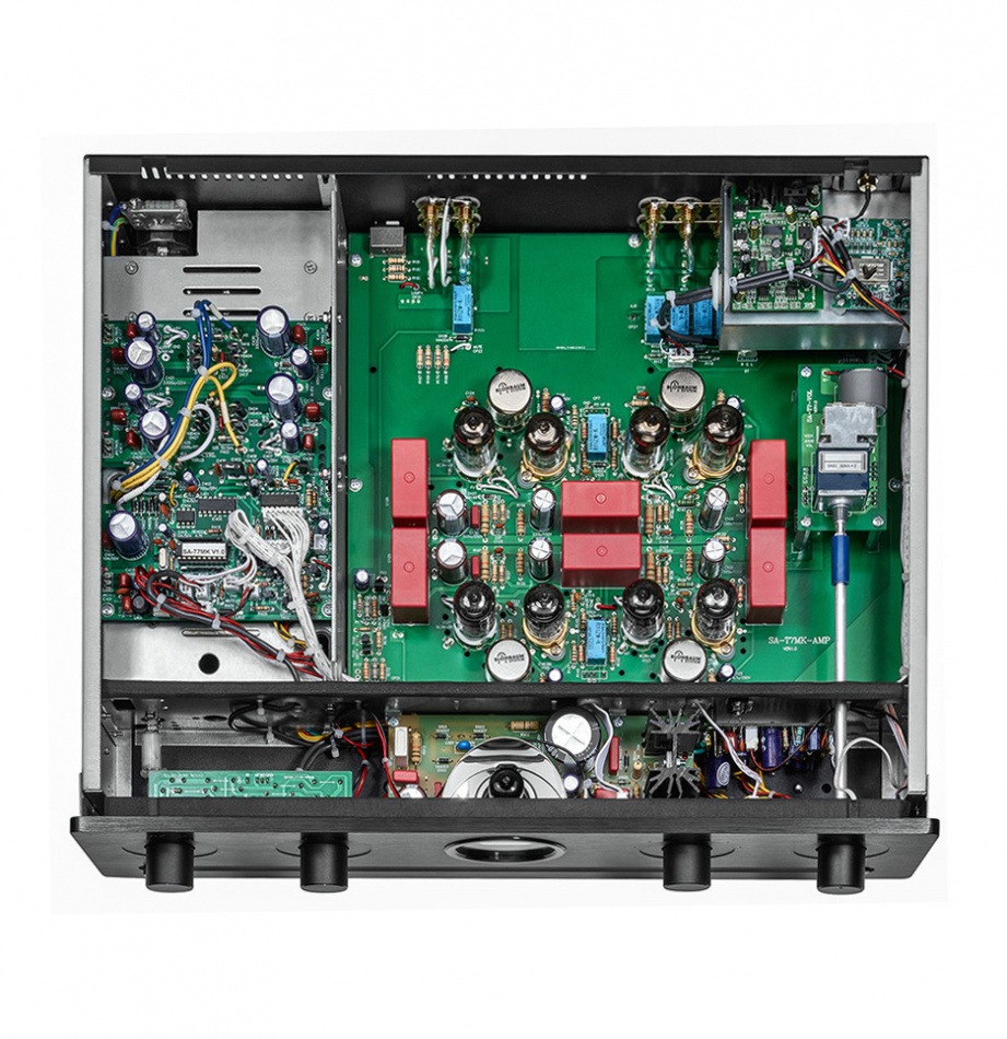 Vincent SA-T7MK rörbestyckat stereoförsteg med Bluetooth & DAC, svart