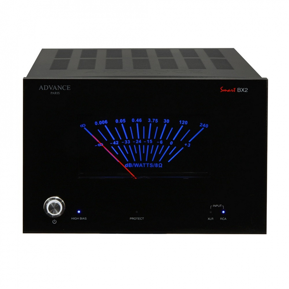 Advance Acoustic Smart BX2 monoblock i kompakt format med XLR, svart