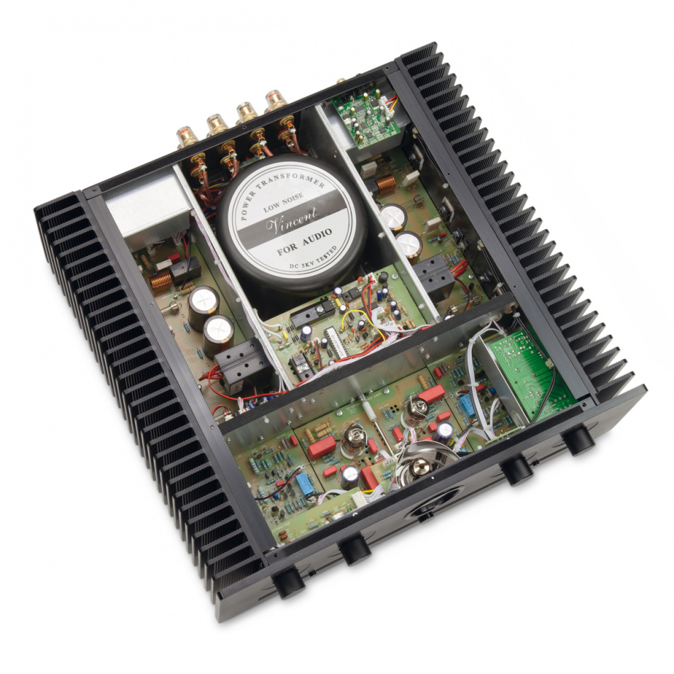 Vincent SV-237MKII rörbestyckad stereoförstärkare med DAC & Bluetooth, silver