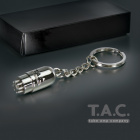 T.A.C. Tube Keyring Metallic