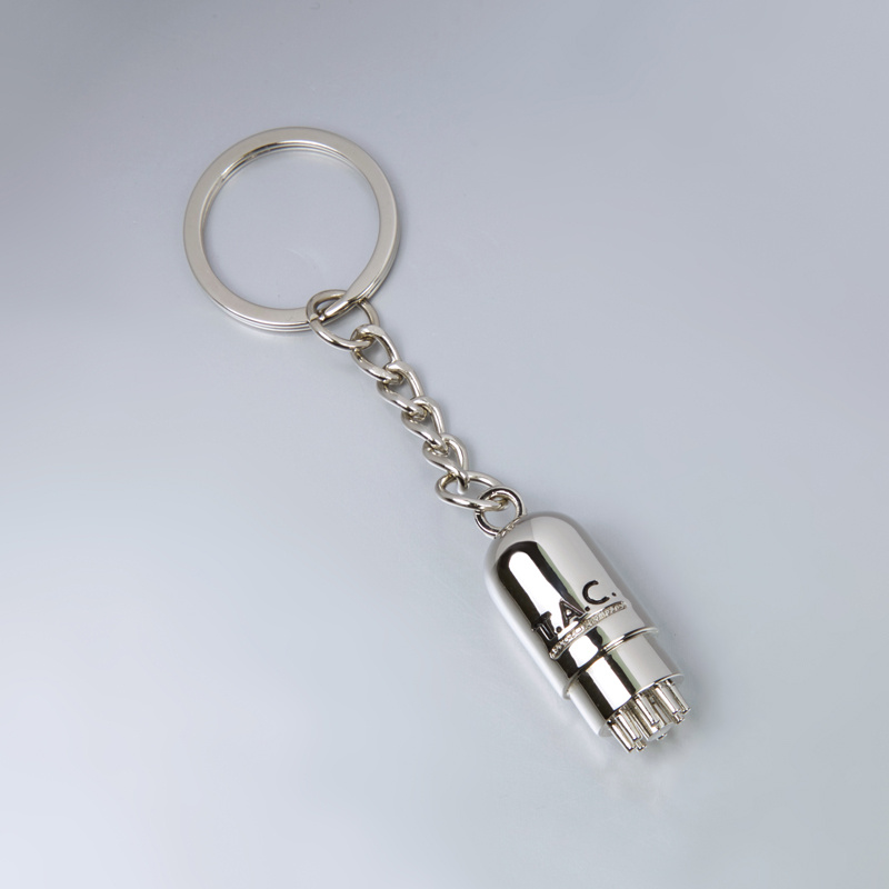 T.A.C. Tube Keyring Metallic