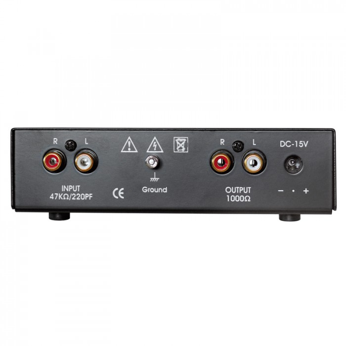 Dynavox TC-750 RIAA-steg för vinylspelare, svart