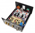 Dynavox TPR-2 rörbestyckat RIAA-steg för vinylspelare, silver Dynavox TPR-2 rörbestyckat RIAA-steg för vinylspelare, silver