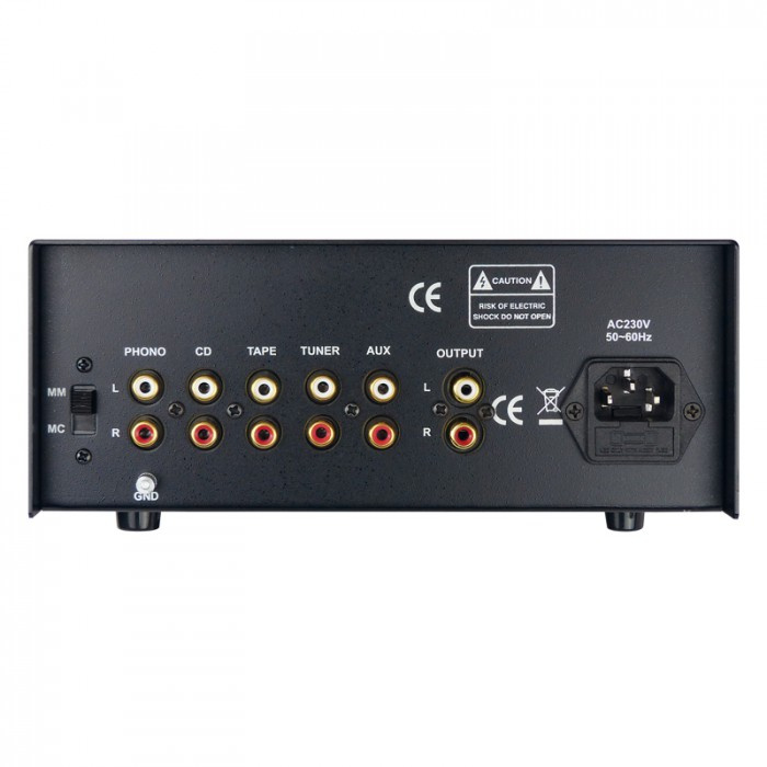 Dynavox TPR-3 kompkat rörbestyckat stereoförsteg, silver